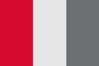 Red/ White/ Heather Grey