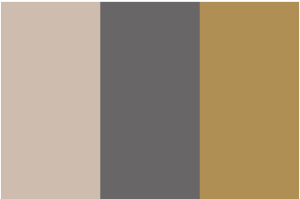 Mink Beige/ Charcoal/ Amber Gold