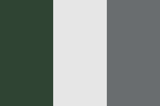 Dark Green/ White/ Heather Grey