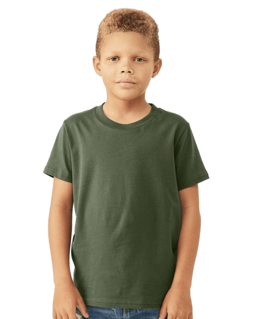 Bella + Canvas - Youth T-shirt Military Green