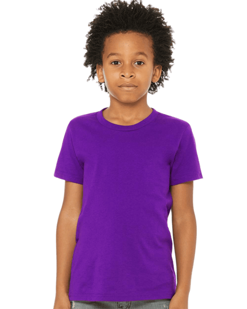 Bella + Canvas - Youth T-shirt Team Purple