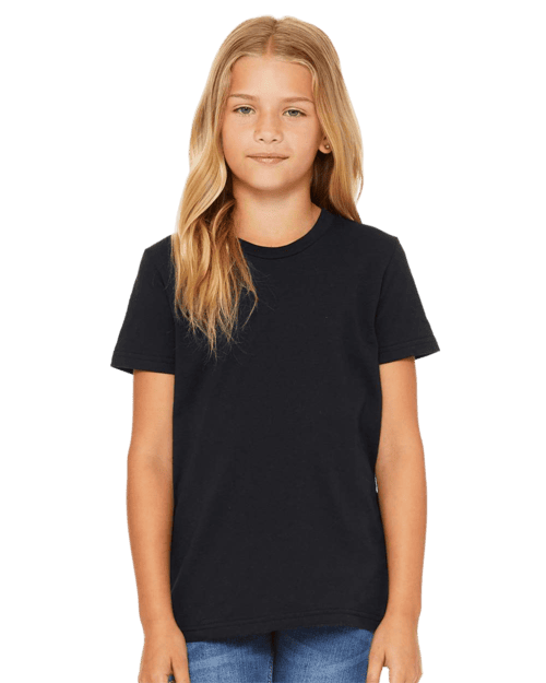 Bella + Canvas - Youth T-shirt Vintage Black