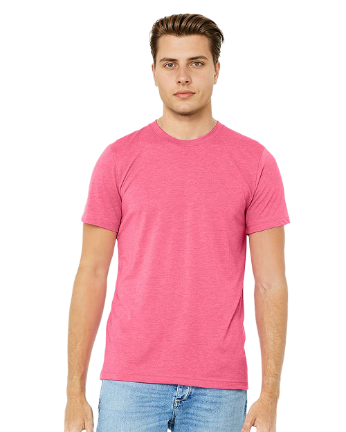 Bella + Canvas 3413 - Triblend T-shirt Charity Pink