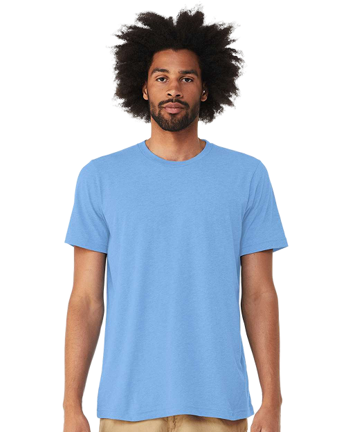 Bella + Canvas 3413 - Triblend T-shirt Solid Carolina Blue