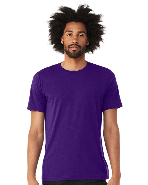 Bella + Canvas 3413 - Triblend T-shirt Solid Team Purple