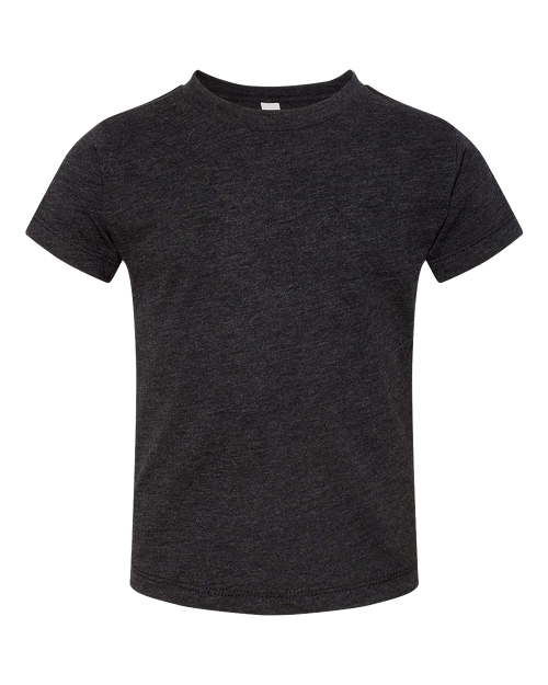 Bella + Canvas 3413T - Toddler Triblend T-shirt Charcoal Black