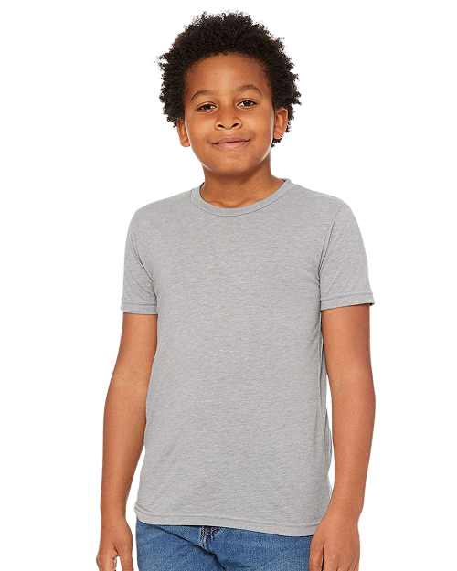 Bella + Canvas 3413y - Youth Triblend T-shirt Athletic Grey