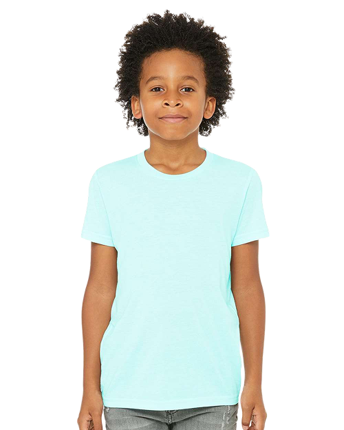 Bella + Canvas 3413y - Youth Triblend T-shirt Ice Blue