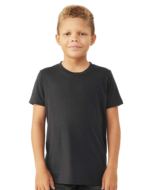 Bella + Canvas 3413y - Youth Triblend T-shirt Solid Dark Grey