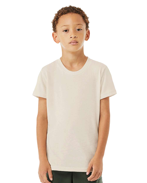 Bella + Canvas 3413y - Youth Triblend T-shirt Solid Natural