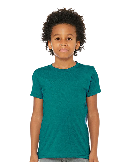 Bella + Canvas 3413y - Youth Triblend T-shirt Teal