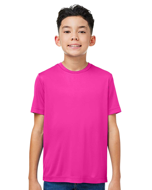CORE365 CE10Y - Youth Performance T-shirt Bright Magenta