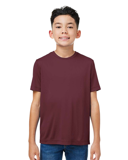 CORE365 CE10Y - Youth Performance T-shirt Burgundy