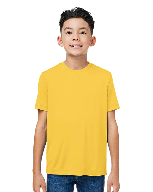 CORE365 CE10Y - Youth Performance T-shirt Campus Gold