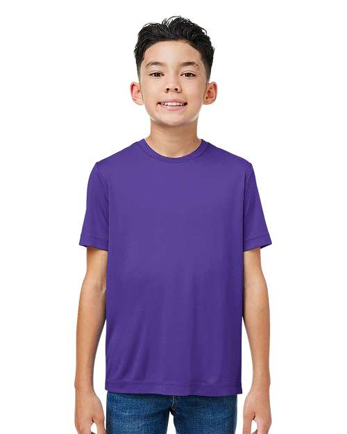 CORE365 CE10Y - Youth Performance T-shirt Campus Purple