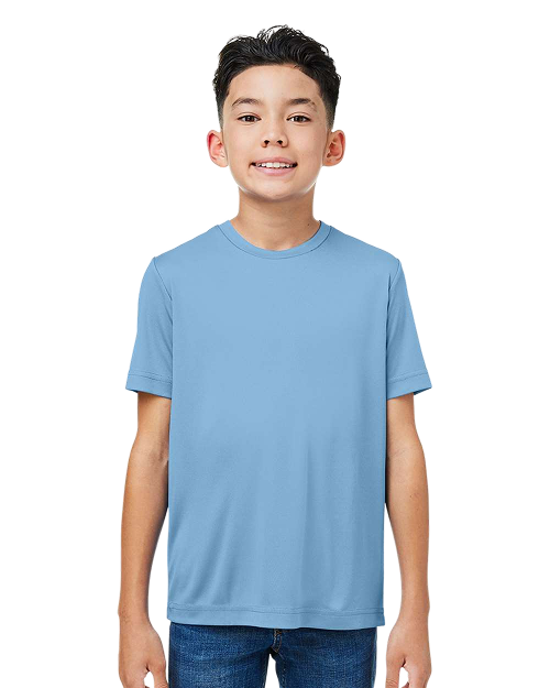 CORE365 CE10Y - Youth Performance T-shirt Columbia Blue
