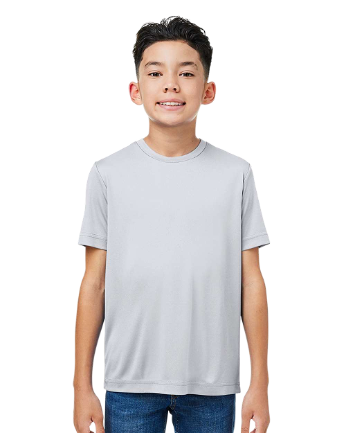 CORE365 CE10Y - Youth Performance T-shirt Platinum