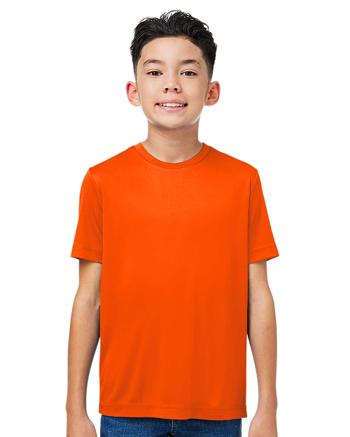 CORE365 CE10Y - Youth Performance T-shirt Safety Orange
