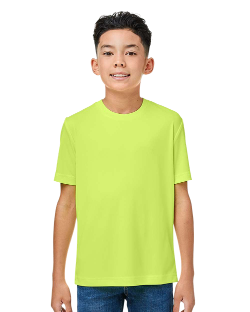 CORE365 CE10Y - Youth Performance T-shirt Safety Yellow