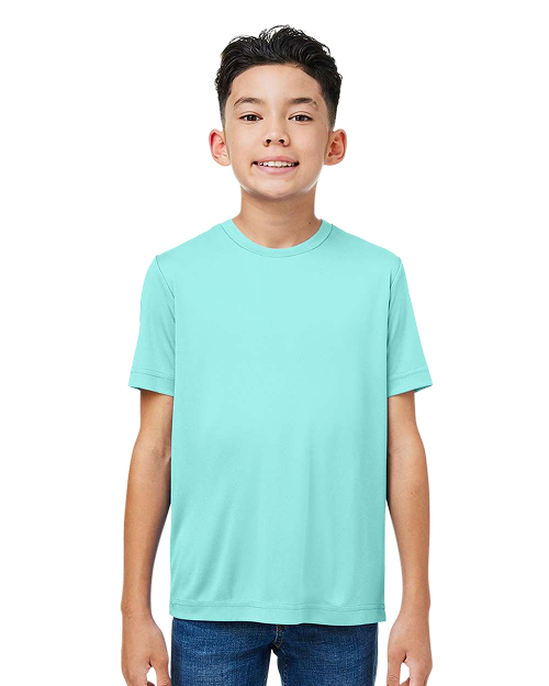 CORE365 CE10Y - Youth Performance T-shirt Sea Glass