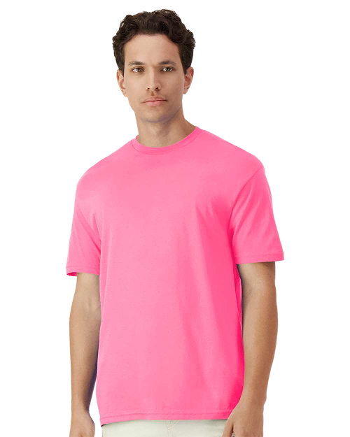 Gildan 3000 - Light Cotton T-shirt Safety Pink