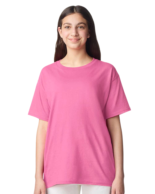 Gildan 3000B - Youth Light Cotton T-shirt Azalea