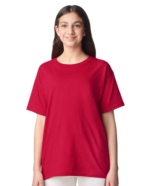 Gildan 3000B - Youth Light Cotton T-shirt Cherry Red