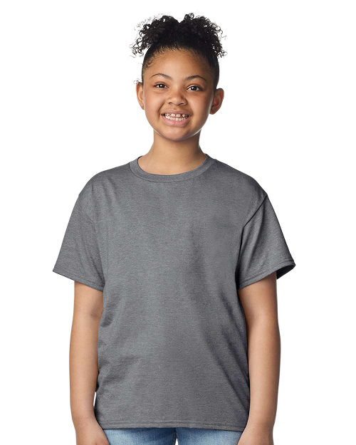 Gildan 3000B - Youth Light Cotton T-shirt Graphite Heather