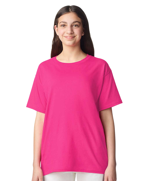 Gildan 3000B - Youth Light Cotton T-shirt Heliconia