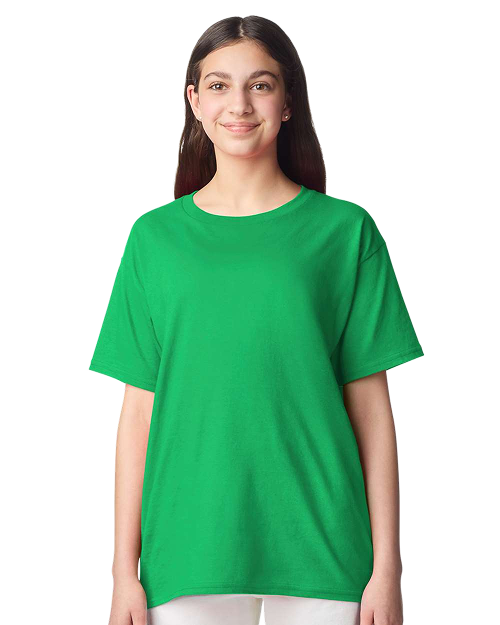 Gildan 3000B - Youth Light Cotton T-shirt Irish Green