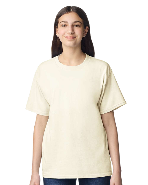 Gildan 3000B - Youth Light Cotton T-shirt Off White