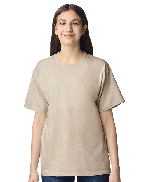 Gildan 3000B - Youth Light Cotton T-shirt Sand