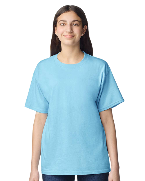 Gildan 3000B - Youth Light Cotton T-shirt Sky