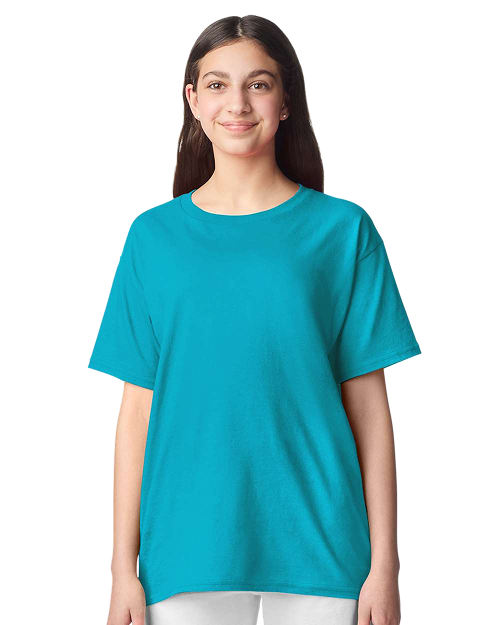 Gildan 3000B - Youth Light Cotton T-shirt Tropical Blue