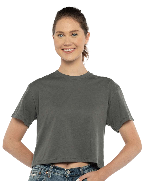 Next Level 1580 - Women's Crop Top Dark Grey