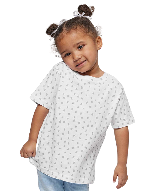 Rabbit Skins 3321 - Toddler T-shirt White Spot