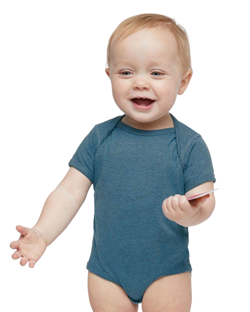 Rabbit Skins 4424 - Infant Bodysuit Bermuda Blackout