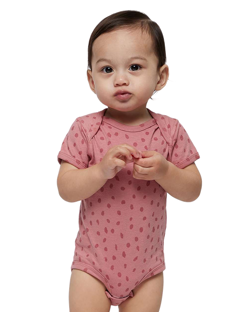Rabbit Skins 4424 - Infant Bodysuit Mauvelous Spot