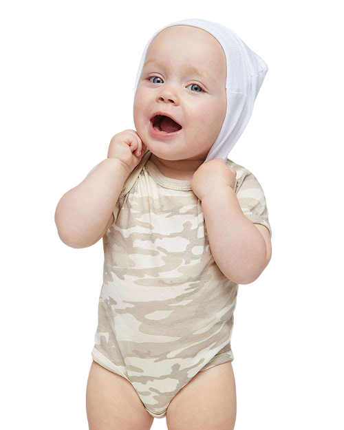 Rabbit Skins 4424 - Infant Bodysuit Natural Camo