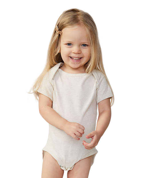 Rabbit Skins 4424 - Infant Bodysuit Natural Heather