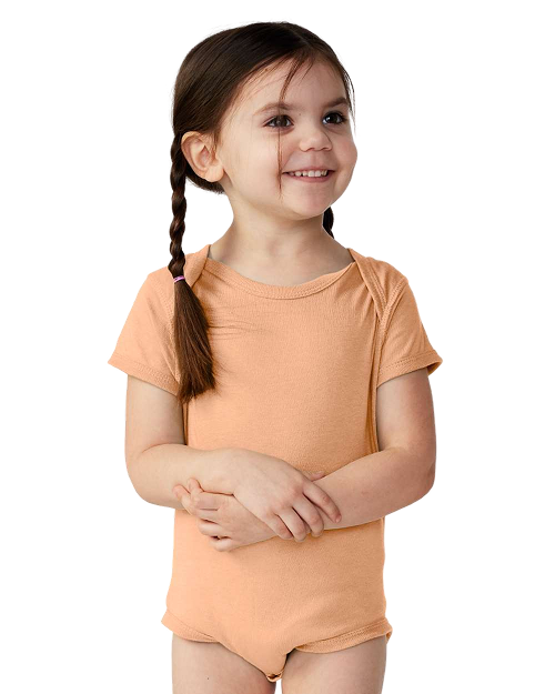 Rabbit Skins 4424 - Infant Bodysuit Peachy