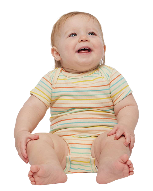 Rabbit Skins 4424 - Infant Bodysuit Sunkissed Stripe