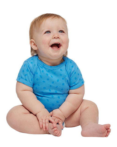 Rabbit Skins 4424 - Infant Bodysuit Tradewind Spot