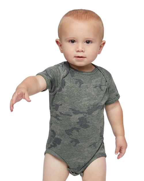 Rabbit Skins 4424 - Infant Bodysuit Vintage Camo