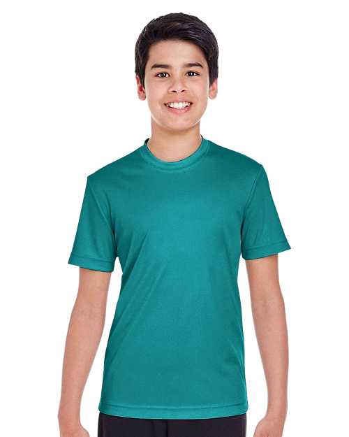Team 365 TT11Y - Youth Performance T-shirt Clear Teal