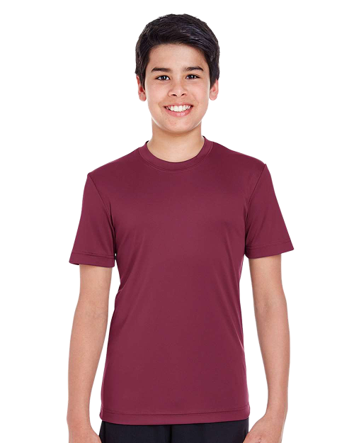 Team 365 TT11Y - Youth Performance T-shirt Sport Dark Maroon