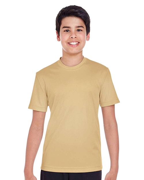 Team 365 TT11Y - Youth Performance T-shirt Sport Vegas Gold