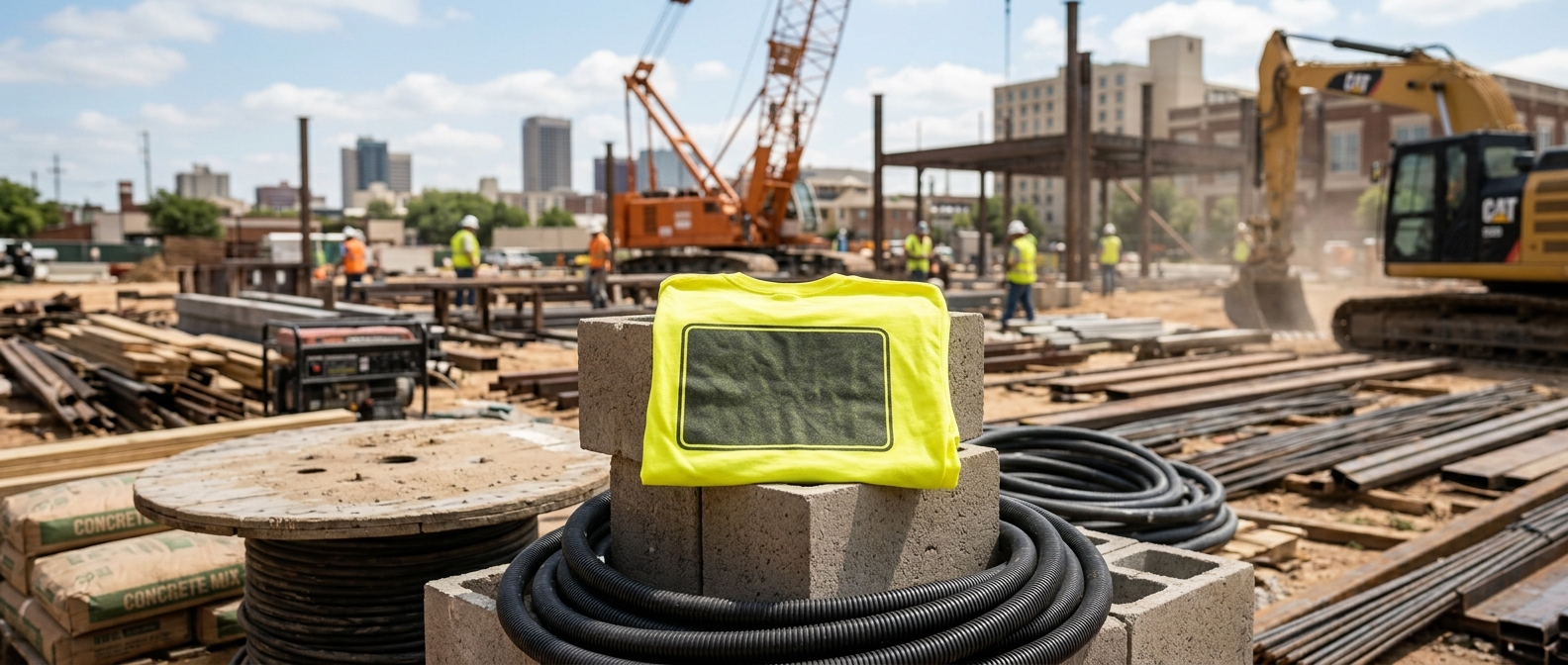 Custom construction uniforms
