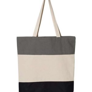 Q-Tees Tri-Color Tote