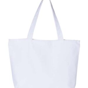 Q-Tees Zippered Tote